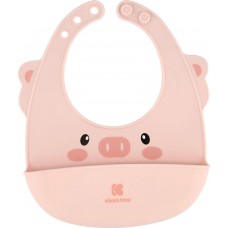 Слюнявчик Kikka Boo Silicone Bib Pink