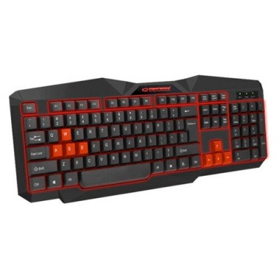 Tastatură Esperanza Tirons EGK201B Red