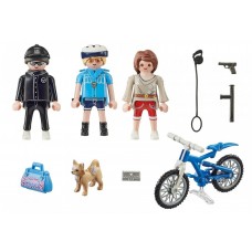 Фигурка героя Playmobil City Action: Police Bicycle with Thief (PM70573)