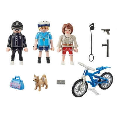 Фигурка героя Playmobil City Action: Police Bicycle with Thief (PM70573)