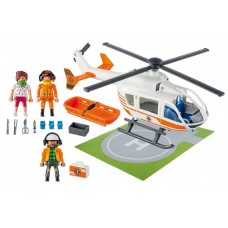 Elicopter Playmobil City Life: Rescue Helicopter (PM70048)