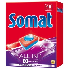 Средство для посудомоечных машин Somat All in One 8 Actions 48tabs