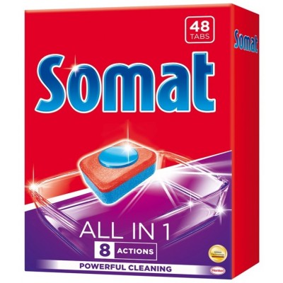 Средство для посудомоечных машин Somat All in One 8 Actions 48tabs