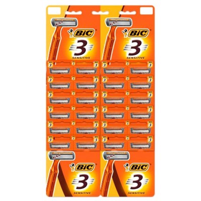 Станок для бритья Bic 3 Sensitive CD24