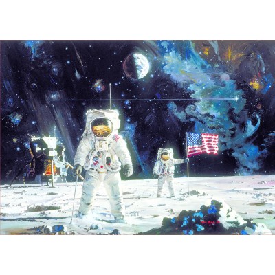 Пазл Educa 1000 First Men on the Moon Robert McCall (18459)