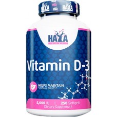 Vitamine Haya Labs Vitamin D-3 5000 IU 250cap