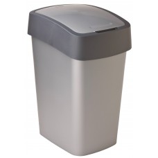 Coș de gunoi Curver Flip Bin 10L Gray (186133)