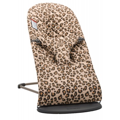 Детское кресло-качалка Детский шезлонг BabyBjorn Bliss Beige/Leopard (006075A)