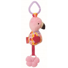 Jucărie pentru pătuturi si carucioare Skip Hop Bandana Buddies Flamingo