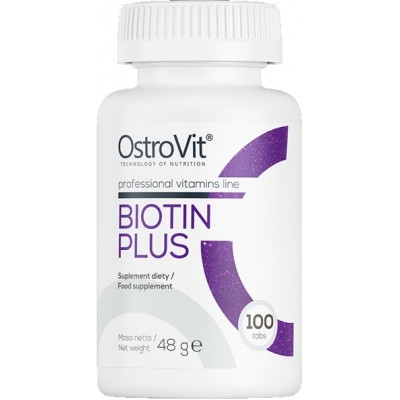 Vitamine Ostrovit Biotin Plus 100tab