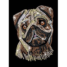 Картина из пайеток Sequin Art Blue - Pug (SQ1935)