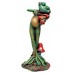 Figurina gradina ArtFigure Broscuta violonist (5.399)