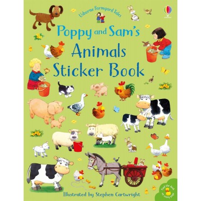 Книга Poppy and Sam's animals sticker book (9781474952774)