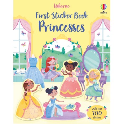 Книга First sticker book princesses (9781474986618)