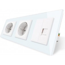 Розетка Livolo VL-C7-C1EU/C1EU/1C-11 White