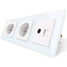 Розетка Livolo VL-C7-C1EU/C1EU/1VC-11 White