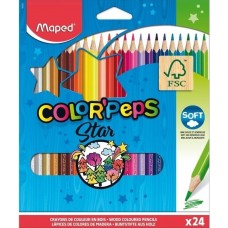 Набор цветных карандашей Maped Star 24pcs