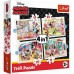 Puzzle Trefl 4in1 Minnie with Friends/Disney Minnie (34355)