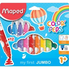 Set carioci Maped Jumbo 12pcs (MP84602)