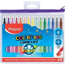 Set carioci Maped Long Life 15pcs