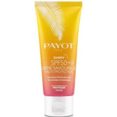 Солнцезащитный крем масло лосьон Payot Sunny Creme Savoureuse SPF 50 50ml