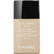 Fond de ten pentru față Chanel Vitalumiere Aqua Ultra-Light Skin SPF 15 10 Beige 30ml