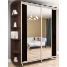 Шкаф-купе Mobildor-Lux Aron 1300 (2226 Wenghe) K2