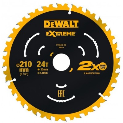 Диск для резки Dewalt DT20432 24T