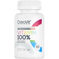 Витамины Ostrovit 100% Vit & Min 90tab