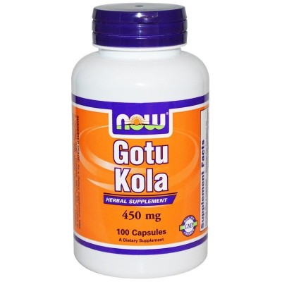 Vitamine NOW Gotu Kola 450mg 100cap