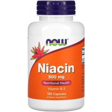 Vitamine NOW Niacin 500mg 100cap