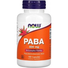 Vitamine NOW PABA 500mg 100cap