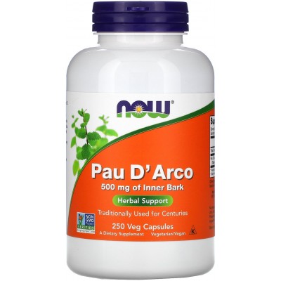 Vitamine NOW Pau D'Arco 500mg 250cap