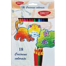 Creioane colorate Daco 18pcs (CC318H)