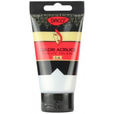 Vopsele de artă Daco Acrylic Silver 75ml (CU375AG)