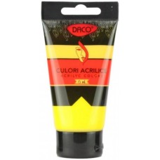 Vopsele de artă Daco Acrylic Medium Yellow 75ml (CU375GM)