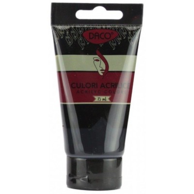 Vopsele de artă Daco Acrylic Black 75ml (CU375N)