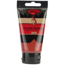 Vopsele de artă Daco Acrylic Red Ocher 75ml (CU375RO)