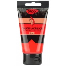 Vopsele de artă Daco Acrylic Scarlet Red 75ml (CU375RS)