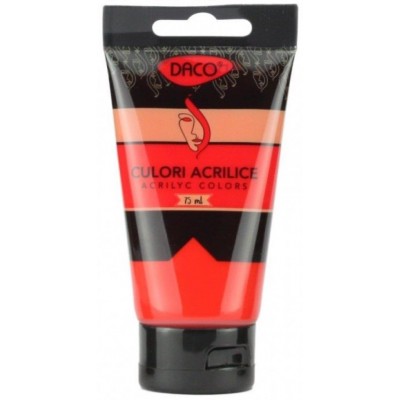 Vopsele de artă Daco Acrylic Scarlet Red 75ml (CU375RS)