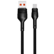 USB Кабель XO Micro-USB Brainded NB55 Black