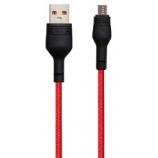 USB Кабель XO Micro-USB Brainded NB55 Red