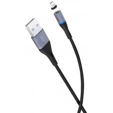 USB Кабель XO Magnetic Lightning Cable NB125 Black