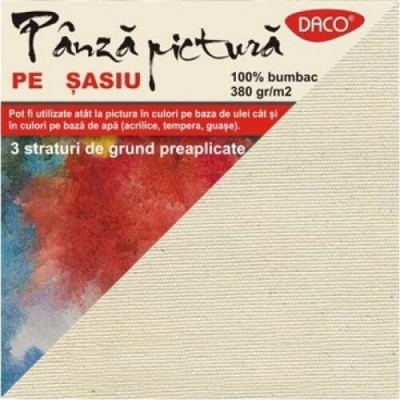 Pânză pt pictura Daco 25x25cm (PZ2525)