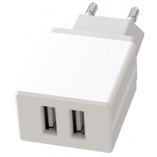 Зарядное устройство XO Wall Charger + Type-C Cable 2USB L75 White