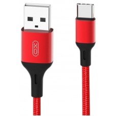 Cablu USB XO Type-C Cable Braided NB143 Red