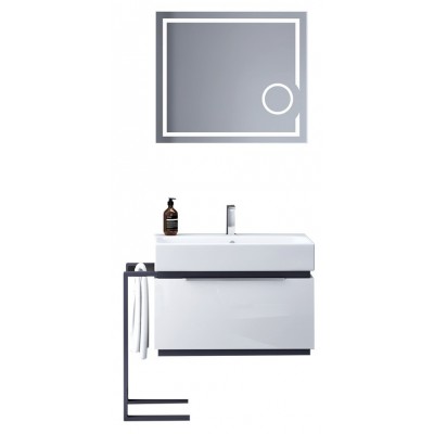 Set mobilier baie Nplus Omega 75 White