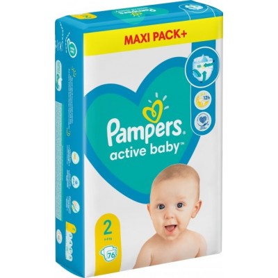 Подгузники Pampers Active Baby Jumbo Mini 2/76pcs