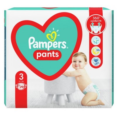 Подгузники Pampers Pants 3/29pcs