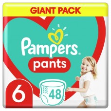 Подгузники Pampers Pants Extra Large 6/48pcs